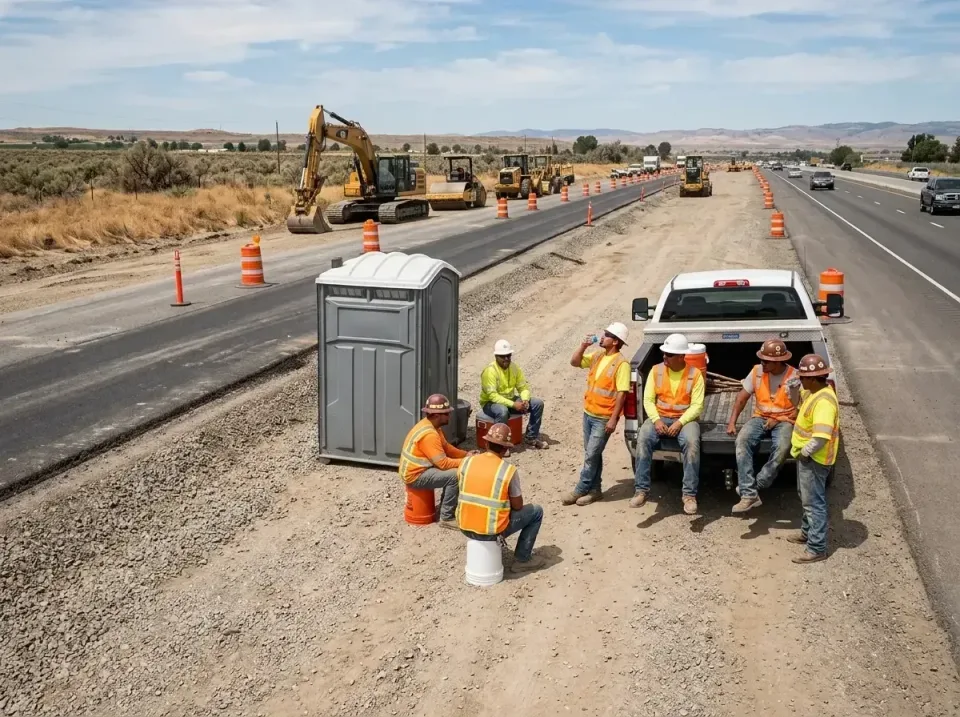 highway-road-construction-crew-007 — frequently asked questions, Porta Potty and Restroom Rentals in Redfield, SD